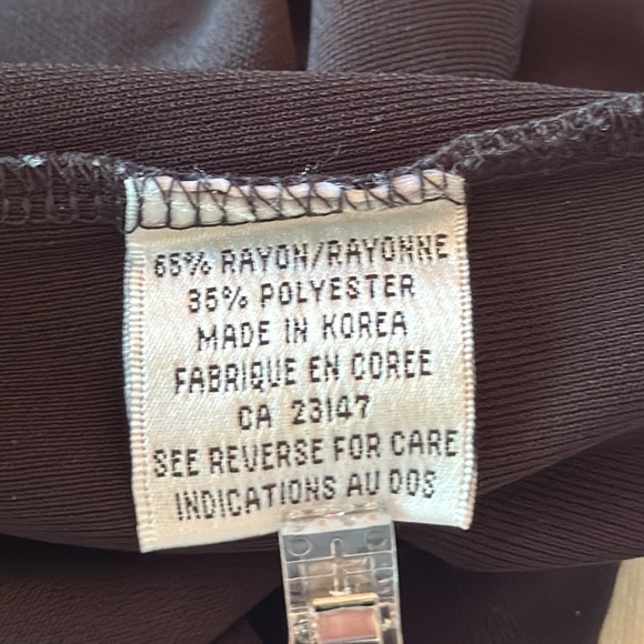 Talbots Basic Black Dress Petite Medium - Picture 6 of 10